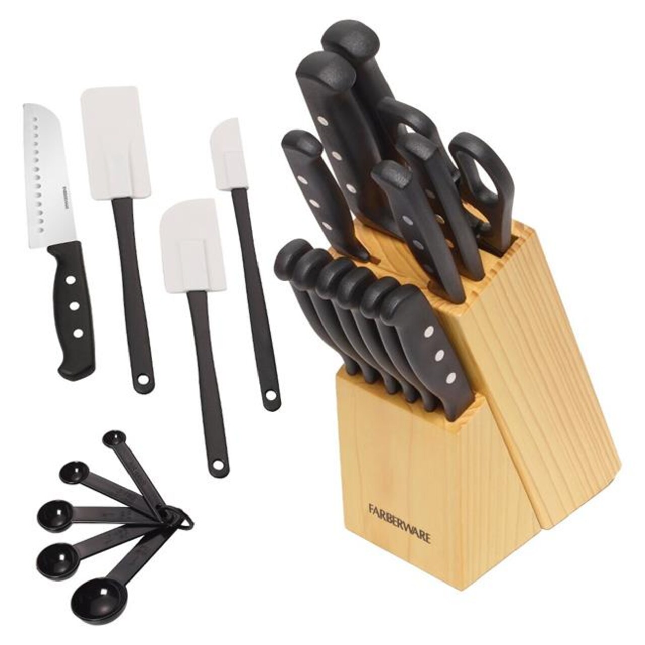 Lifetime Brands 261932 22 Piece Farberware Stainless Steel Cutlery